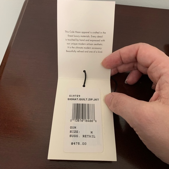 Cole Haan Quilted Long Coat - Picture 12 of 12